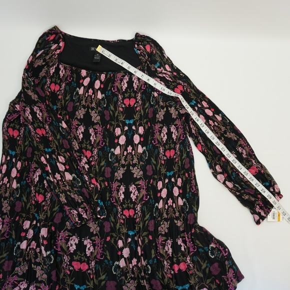 INC Chiffon Floral Cold Shoulder Shift Dress 3X - Picture 7 of 8